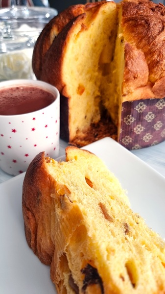 Fetta di panettone Locanda Walser Schtuba